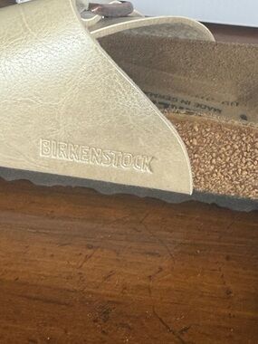 Birkenstock Gold Metallic Arizona Sandal